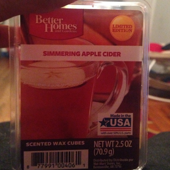 Simmering Apple cider scented candle wax cubes