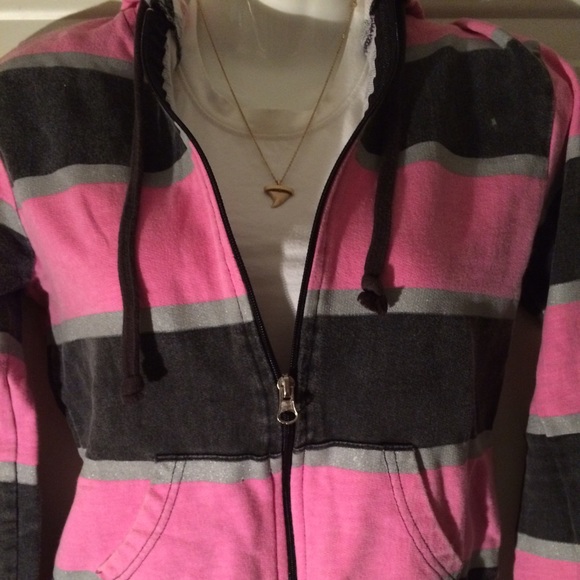 Colorblock zip up jacket - Picture 2 of 3