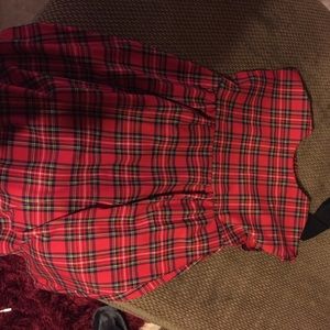 Plaid Baby Doll Dress