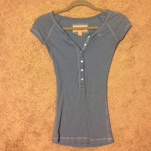 Blue Henley T-Shirt