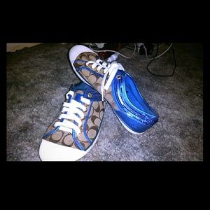 Coach Sequin Tennis Shoes