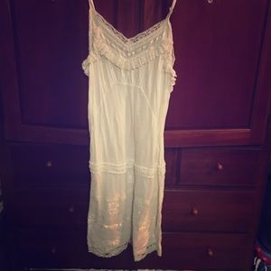 Vintage cream colored slip dress