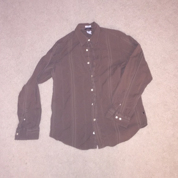 Men's Gap Button Down Dress Shirt - Medium