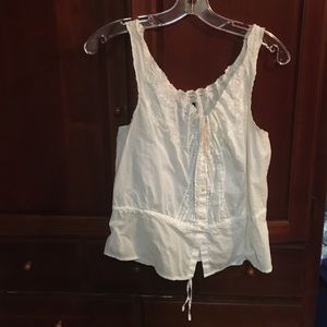 Vintage lace tie back pink ribbon