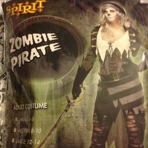 Zombi pirate costume
