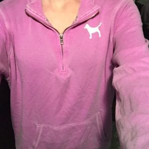 Victoria secret half zip up jacket