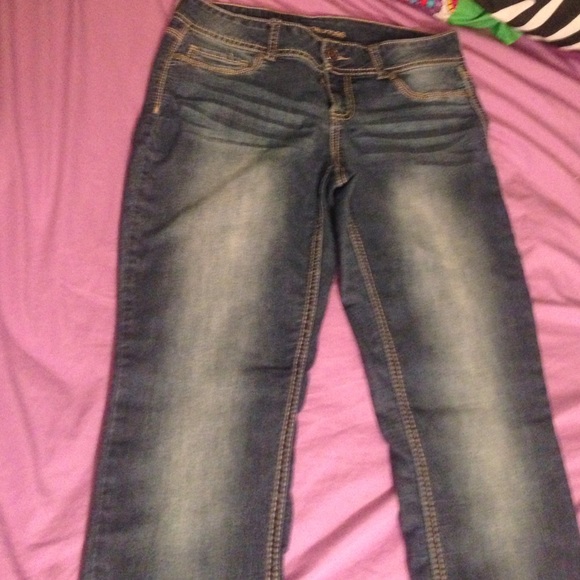 Lighter denim jeans
