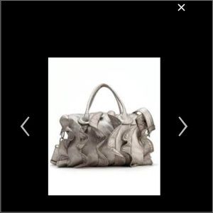 Steve Madden Gold Ruffled Purse.