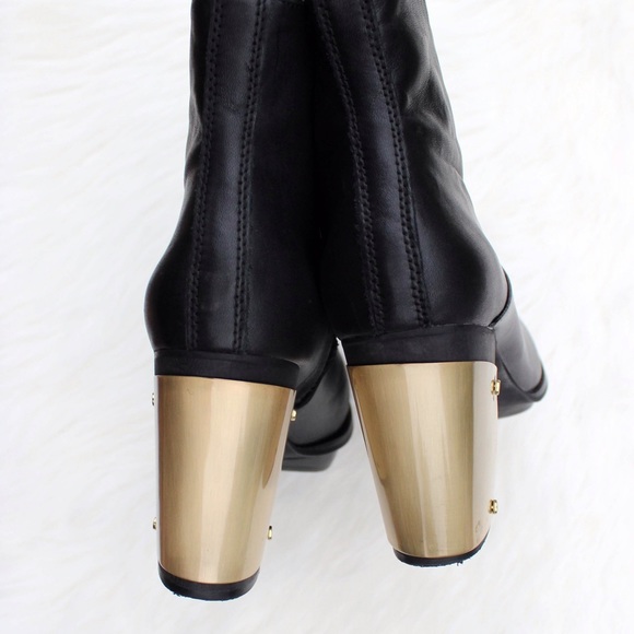 Gold Heeled Ankle Boot • Steve Madden - Picture 2 of 3