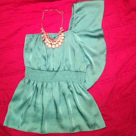 One shoulder blouse - Picture 1 of 2