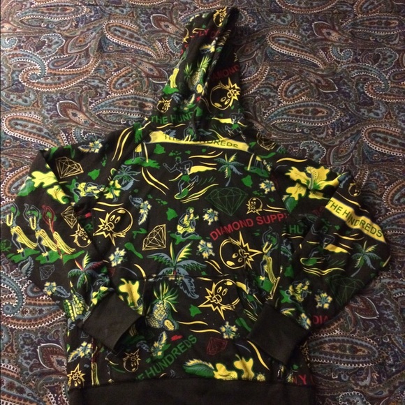 The Hundreds X diamond  hoodie
