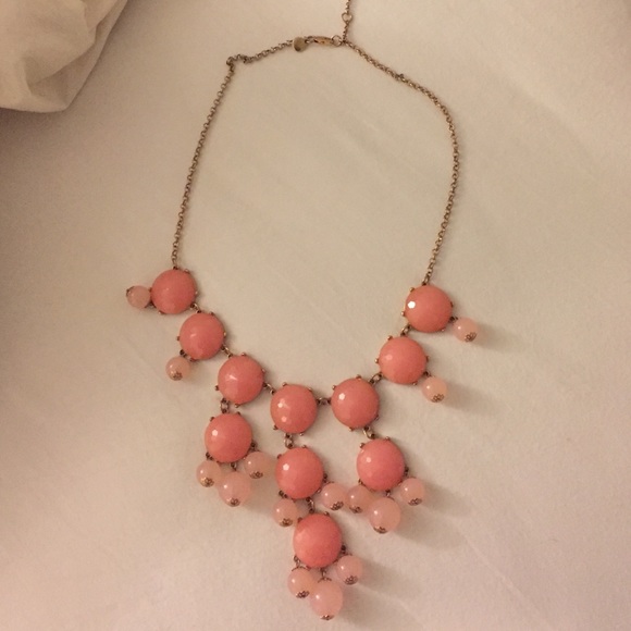 Pink bubble necklace!! Jcrew inspired