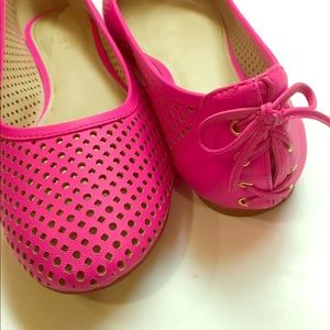 J. Crew Sz 8 Hot Pink Flats