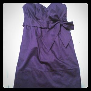 Strapless, Bill Levkoff navy dress, sz 2