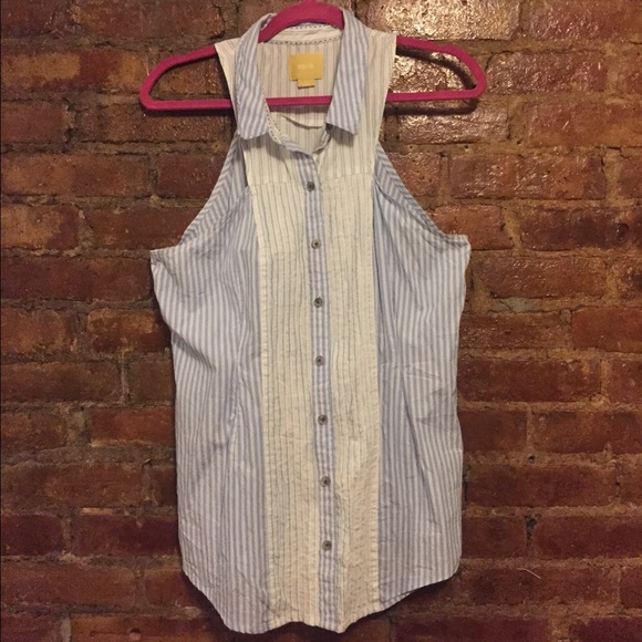 Maeve Tank in Coordinating Blue Stripe