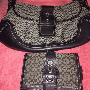 coach purse and wallet