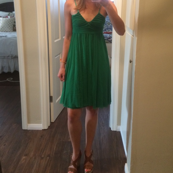 Zara Green Party Dress Size 36
