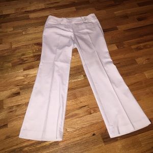LOFT Flare leg pants in light cream