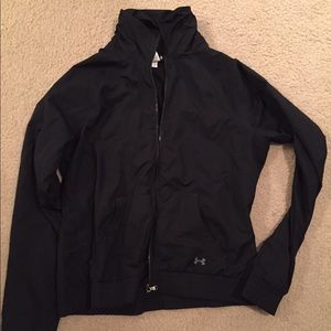 Black Under Armour running jacket