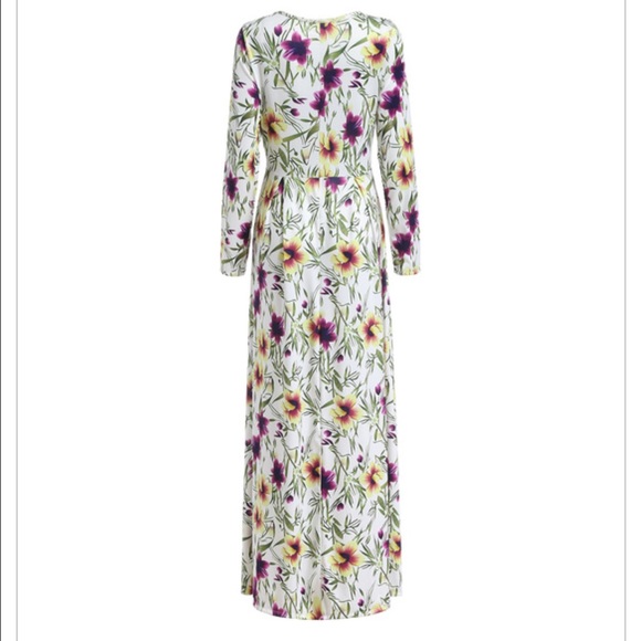 Long sleeve floral maxi dress - Picture 2 of 4