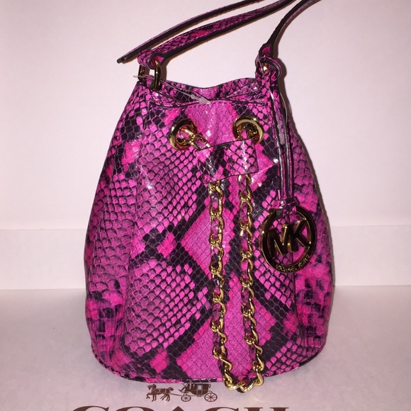 🚫SOLD🚫MK mini hobo crossbody snake print