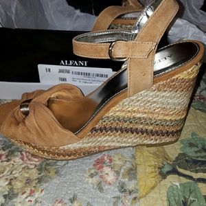 Alfani Suede Wedges