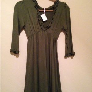 Olive Dress by Yahada