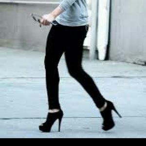 Simple bliss black suede booties