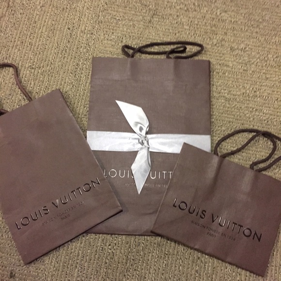 LV shopping bags