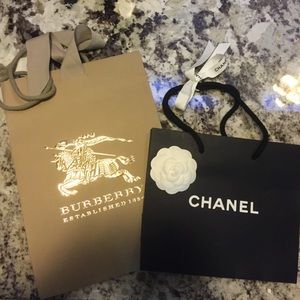 CHANEL and Burberry bags