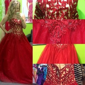 Dress from Precious Formals!Willing to lower price