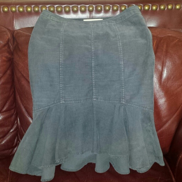 Anthropologie corduroy hi/lo skirt - Picture 1 of 3
