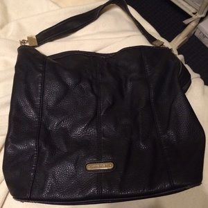 Anne Klein Leather Hobo Bag.