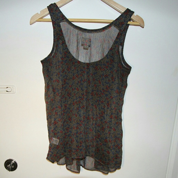 🚫 clothes swapped 🚫 Floral sheer babydoll top - Picture 2 of 4