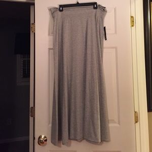 Gray Maxi skirt with a lil shimmer