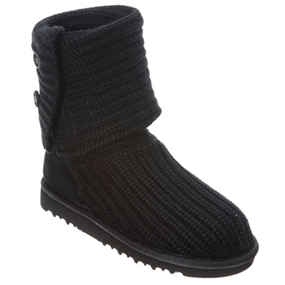 Black knit Ugg boots!!