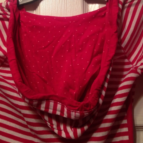 Stripped hooded top - Picture 3 of 4