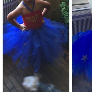 Wonder woman tutu dress
