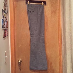 Tibi high waisted wide leg gray pant