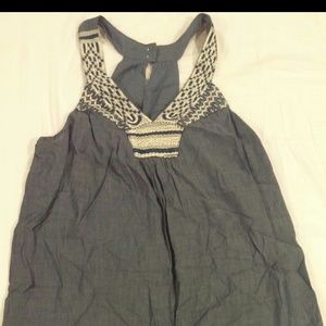 Never worn denim colored Old Navy dress