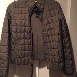 J. Crew Olive Green Puffer Jacket