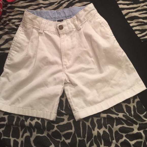 Boys white shorts