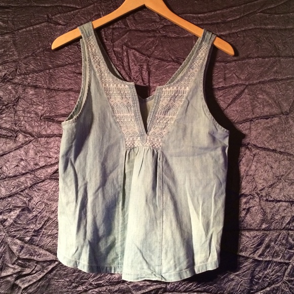 Hollister denim top