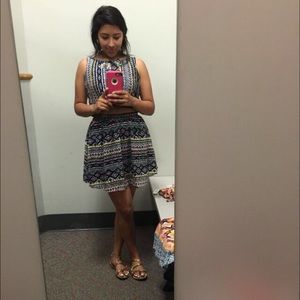 Shirt is a small and skirt is a medium