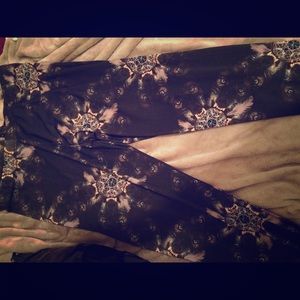 wolf and dream catcher leggings