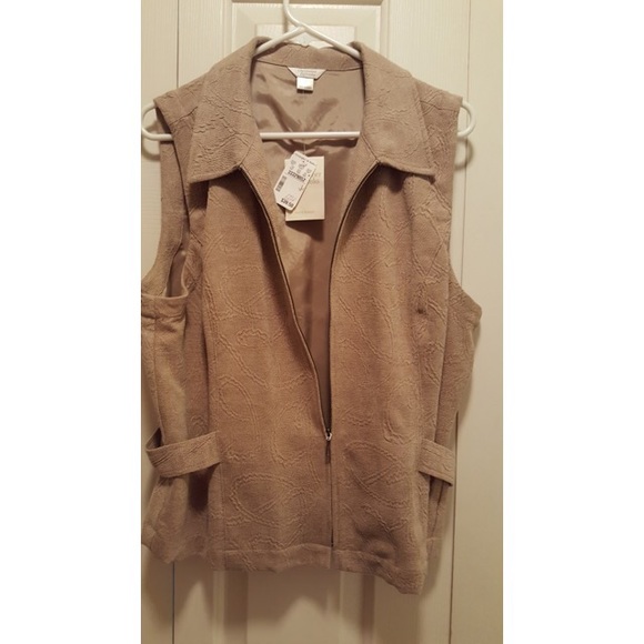 Christopher and Banks Tan Vest