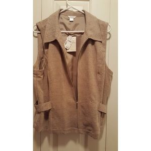 Christopher and Banks Tan Vest