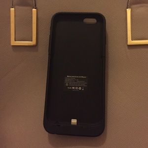 brand new iphone 6 charging case matte black
