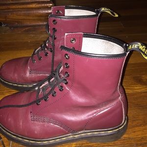 RED DOC MARTENS