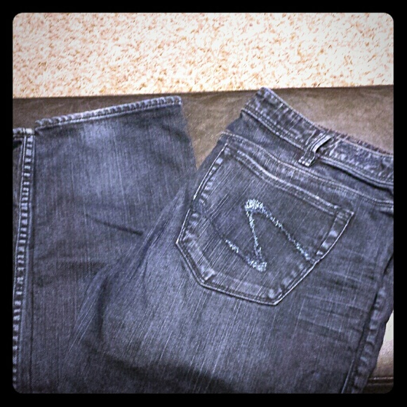 Silver skinny jeans!